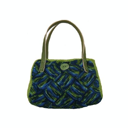 Tree Frog Entrelac Purse