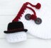 Christmas Snowman Hat and Cocoon Set