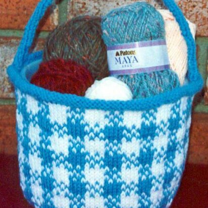 Ice Cream Bucket Knitting Caddy