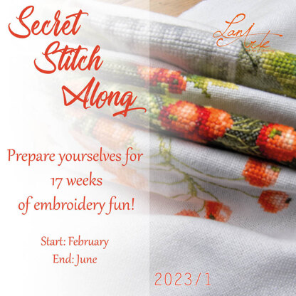 Lanarte Secret Stitch Along 2023/1 Cross Stitch Kit