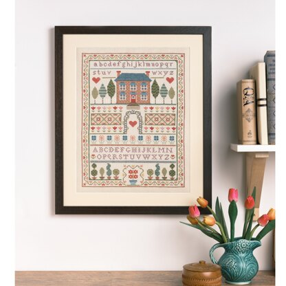 Anchor Heritage Sampler Cross Stitch Kit - 35 x 27 cm