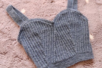 "Bridal Bodice" Hand Knit