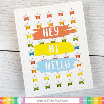 Waffle Flower Crafts Waffle Flower Die - Stars Panel