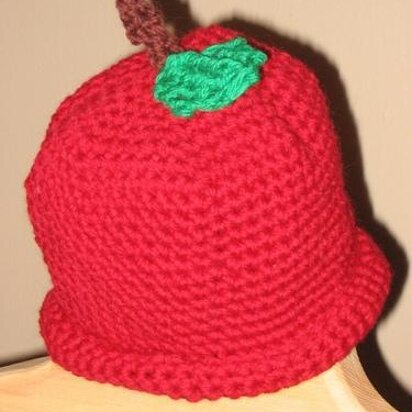 Crocheted Apple Hat