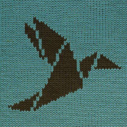 Origami Bird Knitting Chart