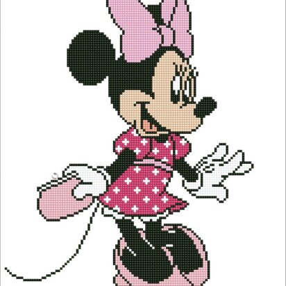 Vervaco Disney Minnie Mouse with Jewellery Diamond painting kit -