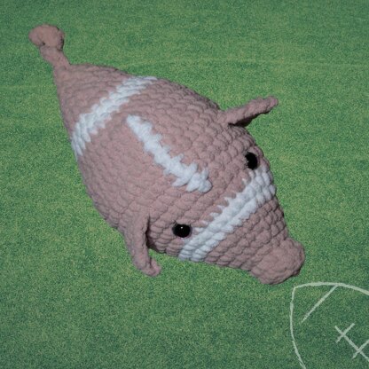 Pigskin Football Amigurumi