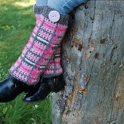 "Perfectly Plaid" Leg Warmers