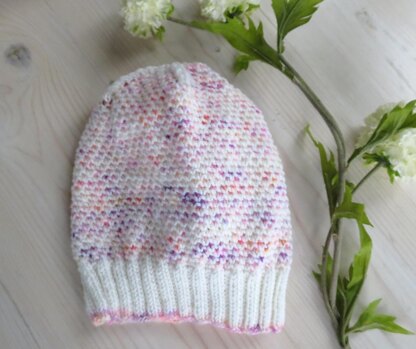 Broken Seed Stitch Hat