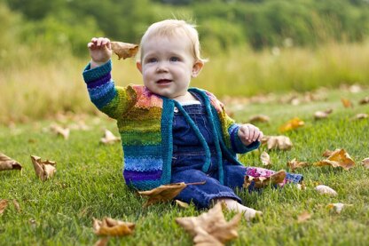 Tulips, A Colorful Cardigan for Baby