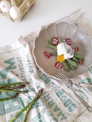 My Crochet Kitchen: Poached Eggs