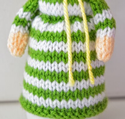 Victorian Doll Egg Cosy Knitting Pattern - Doll Knitting Pattern