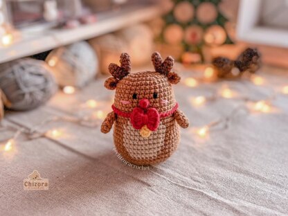 Amigurumi Christmas Reindeer