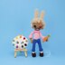 Rabbit Painter Zodiac Doll