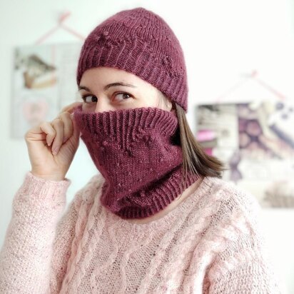 Malva (Hat & Cowl)