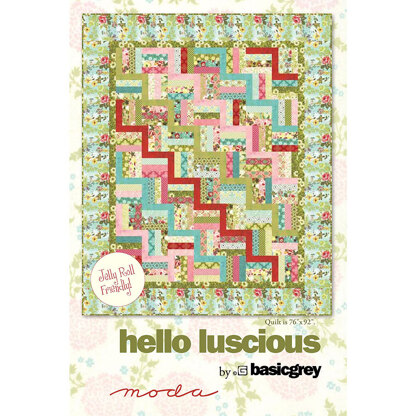 Moda Fabrics Hello Luscious Quilt - Downloadable PDF