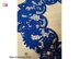 Antique Blue Irish Lace Collar