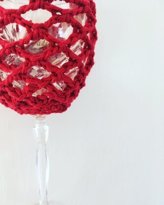 Crochet Wine Glass Holder