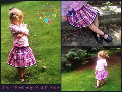 "Perfectly Plaid" Girls Skirt