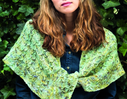 Prospect Park Shawl in Malabrigo Worsted - Downloadable PDF