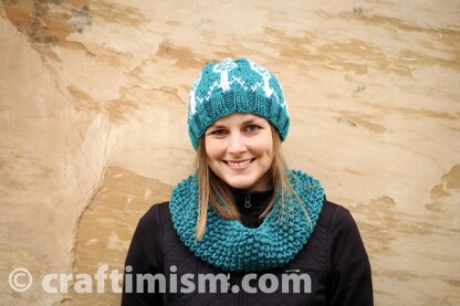 Phage Patterned Knit Hat