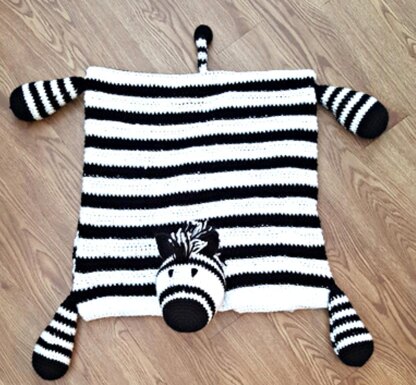 Noah's Zebra Cot Blanket