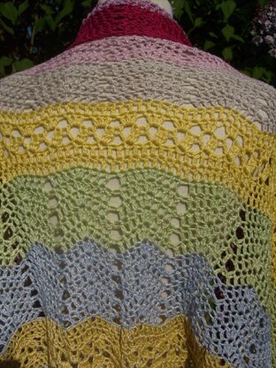 Bubblegum shawl