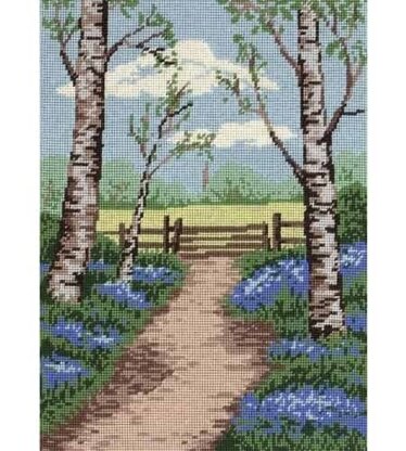 Anchor Bluebell Walk Tapestry Kit - 23 x 30cm