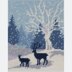 Anchor Woodland Snowfall Tapestry Kit - 14 x 18 cm