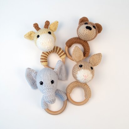 Deramores Animal Baby Rattles PDF