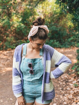 Slouchy Stripe Cardigan