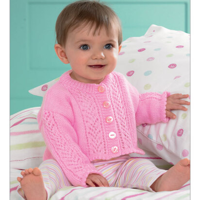 Cardigans in James C. Brett Supreme Baby 4 Ply - JB123 - knitting pattern