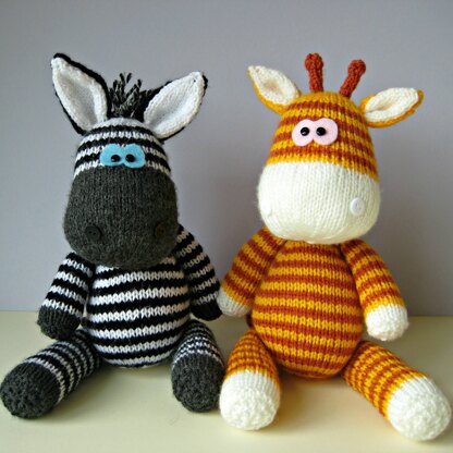 Gerry Giraffe and Ziggy Zebra