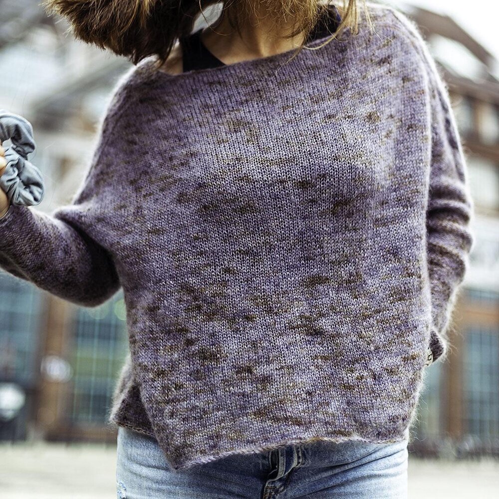 EASY Fluffy Mohair Sweater, ANY SIZE