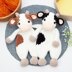 Cow lovey crochet pattern. Baby lovey