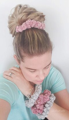 Velvet Crochet Scrunchie