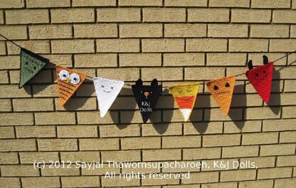 Halloween Bunting Crochet Pattern