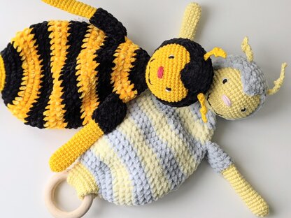 Bee Comforter and Teether, Bee Lovey