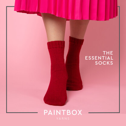 The Essential Socks - Free Knitting Pattern in Paintbox Yarns Socks