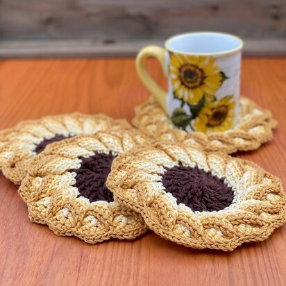 Sunflower Coasters