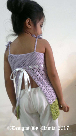 Bellflower Top Crochet Pattern For Girls #5