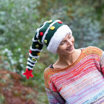 Knitting Pattern Christmas Tree Hat