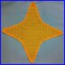 Aruba Star Crochet Applique Pattern Unique & Unusual