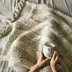 Chunky Ribbed Knit Blanket & Simple Garter Stitch Blanket