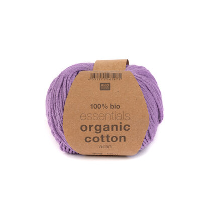 Pelote Essentials organic cotton aran pink