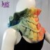 Rainbow Ruffle Cowl