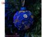 Blue christmas ball