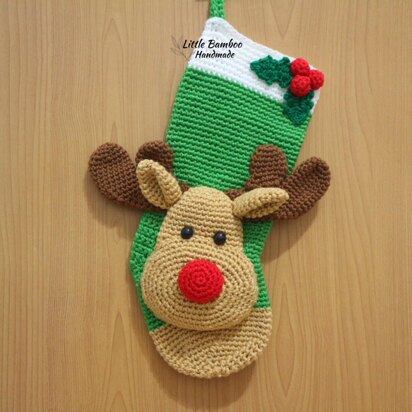 Reindeer Christmas Stocking