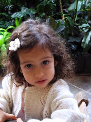 Veronica’s Beginner Baby/Toddler Lace Sweater