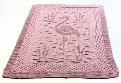 Flamingo Baby Blanket